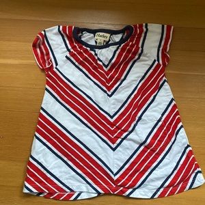 EUC Hatley chevron dress 2T